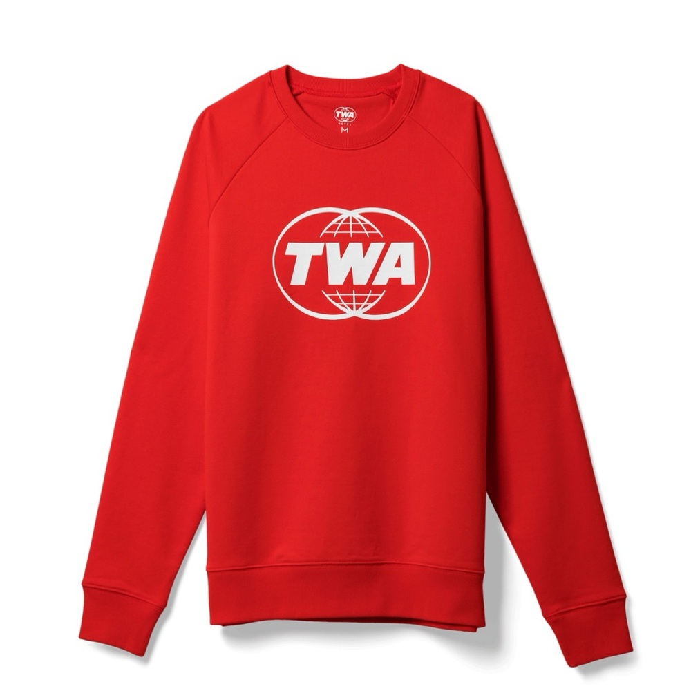 NWOT TWA Crewneck Sweatshirt (Unisex) with Vintage Logo